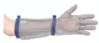 picture of Portwest AC10 45cm Silver Chainmail Gauntlet - Single Item - PW-AC10SIR