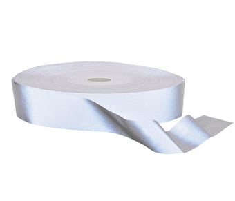 picture of Portwest - Silver Hi-VisTex Flame Resistant Reflective Tape - 100m - [PW-HF50SIR]