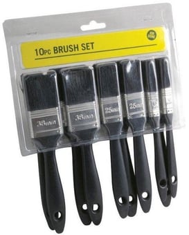 Picture of 10 PC Paint Brush Set - No Bristle Loss Brushes  - [AF-5000253121991]