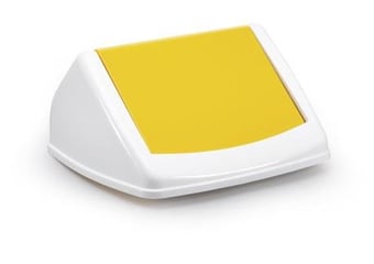 picture of Durable - DURABIN 40 Flip Lid Square 40 - Yellow - [DL-1801574013]