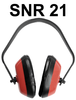 picture of Supreme TTF Ear Muff CE Approved - SNR 21 - Red - [HT-H-OPT001]