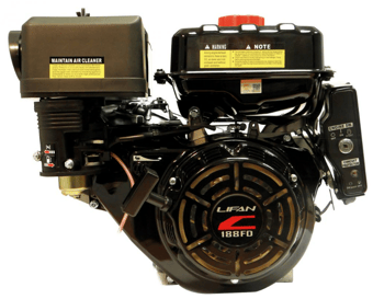 picture of Lifan Premium 389cc 25.4mm Horizontal Crank Engine Electric Start - [HC-LFE188FDCP]