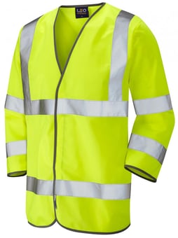 Picture of Forches - Yellow Hi-Vis 3/4 Sleeve Waistcoat - LE-S03-Y
