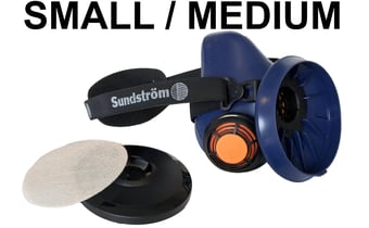 picture of Sundstrom - SR100 Adjustable Silicone Half Mask - SMALL/MEDIUM  - MASK ONLY - [SH-B002242]