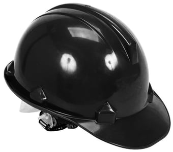 Picture of Amazing Value Black Safety Helmet - [HT-H-OSC02C-BLK]