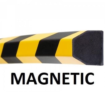 picture of Moravia 1000mm Yellow/Black Magnetic Traffic-line Surface Protection - Trapeze 40/40mm - [MV-422.26.582]