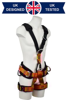 picture of Aresta Multi Plus 6 Comfort Abseil Harness - EEZE-KLICK Buckles - [XE-AR+01160]