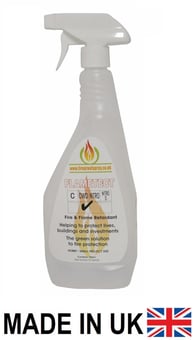 picture of Flametect CWD - Clear Flame Retardant Spray for Wood - 750ml - Non Toxic - [FPS-FCWD750]