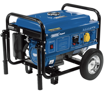 picture of Draper PG253W 7HP Petrol Generator With Wheels - 2.2KVA/2.0KW - DO-16066