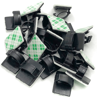 picture of Amtech 20 Self-adhesive Cable Clips - [DK-S0841]