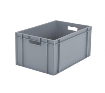 picture of BiGDUG Euro Stacking Box - 290h x 400w x 600d mm - 54 Litre Capacity - Grey - [BDU-BNB4628G]