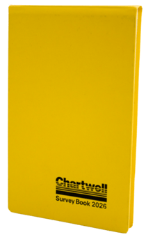 picture of Chartwell Weather Resistant Field Book Plain Yellow - 130 x 205mm - [EXC-2026Z]