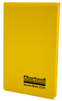 Picture of Chartwell Weather Resistant Field Book Plain Yellow - 130 x 205mm - [EXC-2026Z]