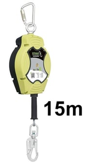 picture of Kratos Helixon Wire Rope Retractable Fall Arrester - 15m - ATEX Approved - [KR-FA2040215B]