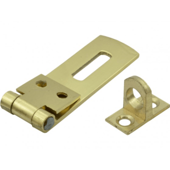Picture of Brass Hasp & Staple - 50mm (2") - Single - [CI-SP52L]