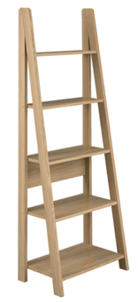 picture of LPD Furniture Tiva Ladder 4 Shelves Bookcase - Oak - [PRMH-LPD-TIVAOAKBOOK]