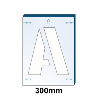 picture of A-Z Letters Stencil Kit - 300mm - [SCXO-CI-9417]
