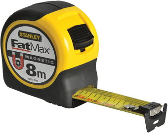picture of Stanley Tools - FatMax® Magnetic BladeArmor™ Tape 8m (Width 31.7mm) - [TB-STA033868]