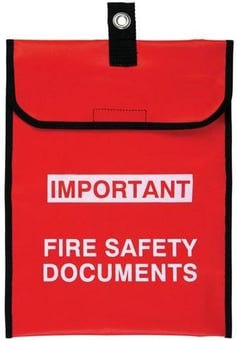 picture of Red Soft Pack Document Holder - Spacious A4 Capacity - Hanging Eyelet for Secure Fixing - [HS-HSDA4]