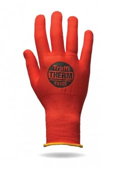 picture of TraffiGlove TraffiTherm Seamless Knitted Safety Gloves - [TS-TG105]