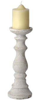 Picture of Hill Interiors Medium Stone Candle Holder - [PRMH-HI-9058] - (PS)