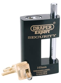 Picture of Draper - Heavy Duty Close Shackle Padlock and 2 Keys - 103mm - [DO-64205]