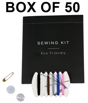 picture of Eco Friendly Sewing Kit - Box of 50 - [MCS-EFSEWK]