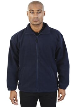 picture of Absolute Apparel Heritage Full Zip Fleece - Navy Blue - AP-AA61-NVY