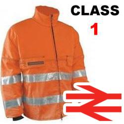 picture of Francital Vira Protective Jacket Hi Viz Orange - With a 2 Way Zip - SF-XS/FI019OR