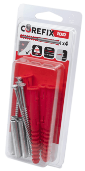 Picture of Corefix 100 Dot & Dab Wall Fixing Pack of 4 - [MX-CFX004]
