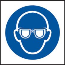 picture of Spectrum Wear eye protection symbol – SAV 100 x 100mm - SCXO-CI-11316