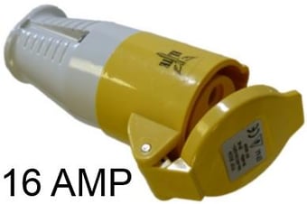 picture of Elite 110 Volt 16 Amp IEC60309 Coupler - [HC-16AC110]