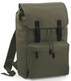 picture of Bagbase Vintage Laptop Backpack - Olive Green - [BT-BG613-OG]