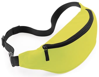 Picture of Bagbase BG42 Adjustable Webbing Belt Bag - Fluorescent Yellow - [BT-BG42-FLUYEL]