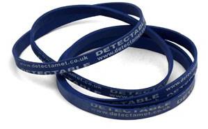 Picture of Detectable Rubber Bands - Flat Length 95mm Width 6mm Thickness 1mm - Pack of 50 - [DT-821-S158-X09]