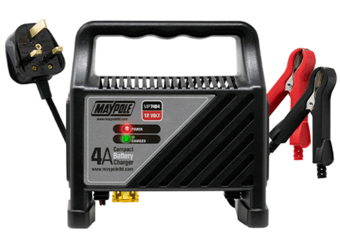 picture of Maypole MP7404 Compact Battery Charger 4A 12V - [MPO-7404]