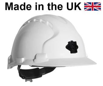 picture of JSP - EVO8 RAIL Safety Helmet - White - Non Vented - High Impact For Rail - [JS-AHS156-100-100]