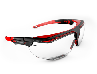 picture of Honeywell - Avatar OTG - Safety Glasses - Black&Red - Clear Lens - Hard Coat - [HW-1035811]