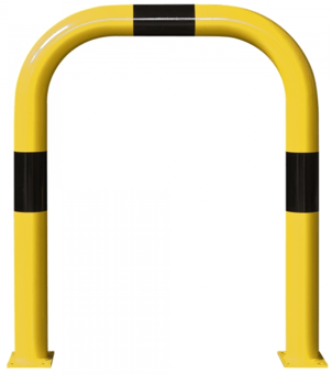 Picture of BLACK BULL Protection Guard XL - Indoor Use - (H)1200 x (W)1000mm - Yellow/Black - [MV-195.23.519] - (LP)