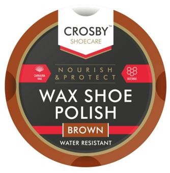 Picture of Crosby Wax Shoe Polish Brown 50ml - [OTL-317156]  - (NICE)