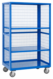 Picture of QMP Boxwell Trolley Without Doors - Dark Blue - Steel - 1955H x 900W x 600D - [QM-XW199060MBXX] - (LP)