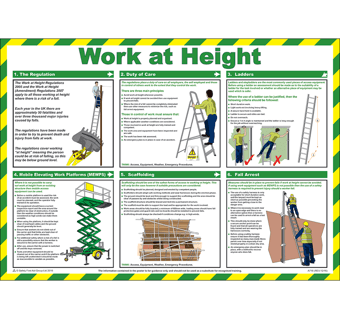 picture of Work At Height Poster - 590 x 420Hmm - [SA-A716]