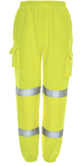 picture of Supertouch Hi Vis Yellow Jogging Bottoms - ST-J8041 - (HP) - (NICE)
