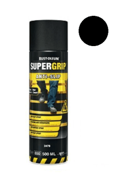 picture of Rust-Oleum - Black SuperGrip Anti-Slip Spray - 500ML - [RU-2479]