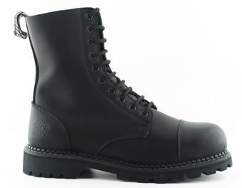 Picture of Grinders S1P - Hunter Black Oily Full Grain Leather Safety Boots - S1P - GR-HUN-BLK - (LP)