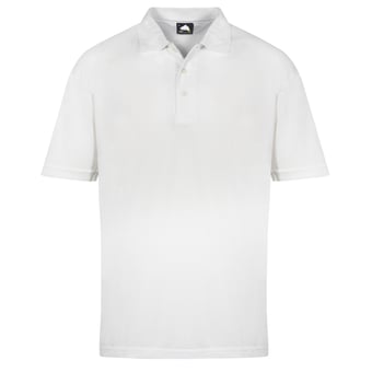 picture of Eagle Premium Polycotton Men's White Poloshirt - 220gm - ON-1150-10-WHT