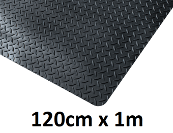 picture of Kumfi Tough Premium Anti-Fatigue Mat Black - 120cm x 1m - [BLD-KU48BL]