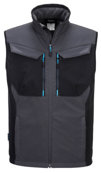 Picture of Portwest - T751 - WX3 Softshell Gilet 3L - Polyester Micro Polar Fleece - Metal Grey - 310g - PW-T751MGR