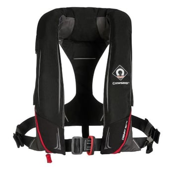 picture of Crewsaver Crewfit 180N Pro 180 Automatic Harness Lifejacket Red/Black - [CW-9725BRA]