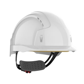 Picture of JSP EVOLite Safety Helmet Wheel Ratchet Vented White -  [JS-AJB170-000-100]